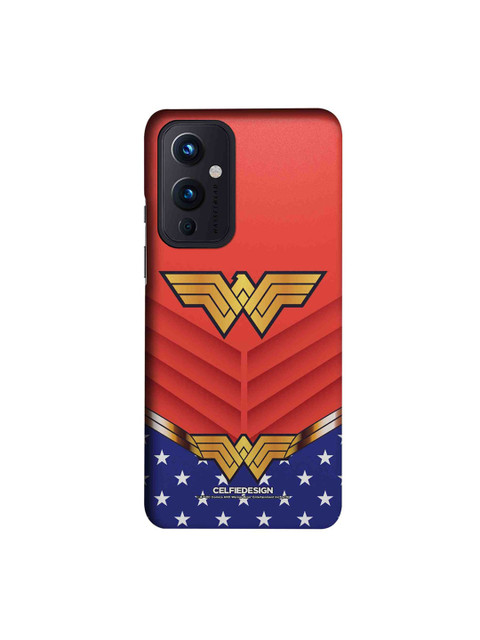 

CelfieDesign Red & Blue Wonder Woman Slim Back Case for OnePlus 9