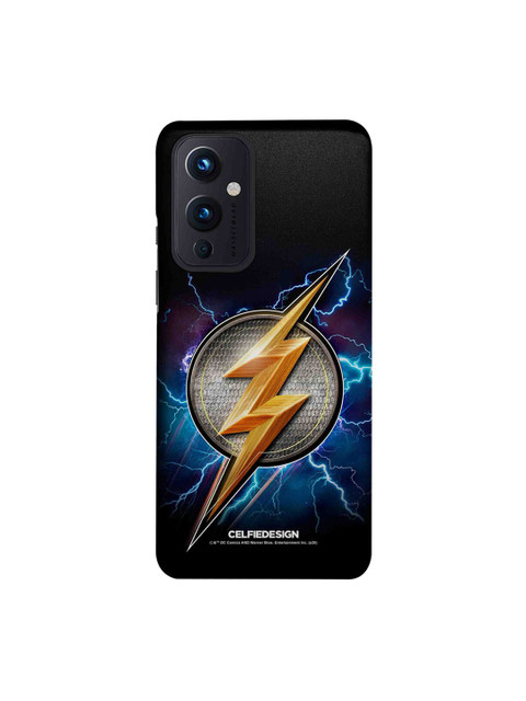 

CelfieDesign Black Flash Storm OnePlus 9 Slim Back Case