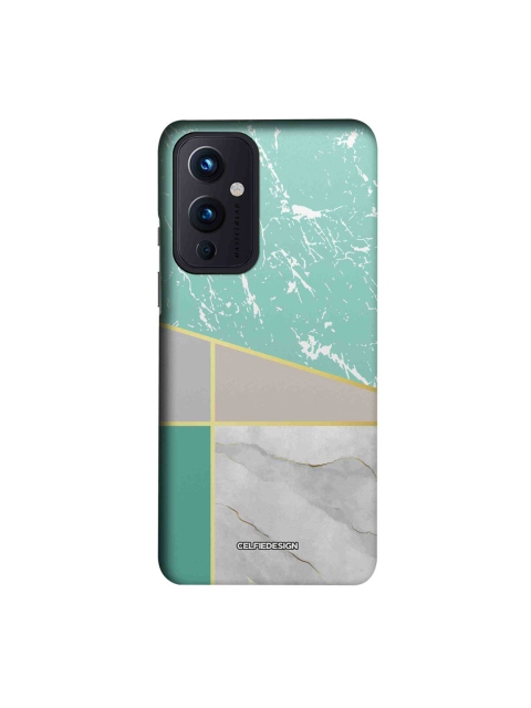 

CelfieDesign Sea Green Marble Printed Sheen Slim Case For OnePlus 9