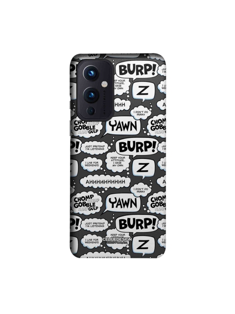

CelfieDesign White & Grey Moods of Garfield Slim Back Case for OnePlus 9