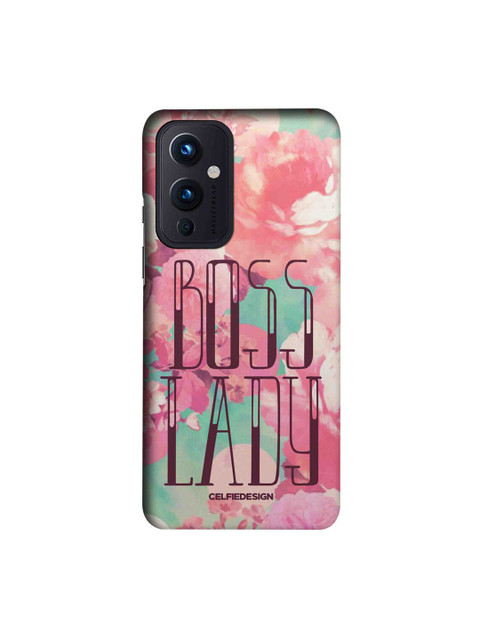 

CelfieDesign Multicoloured Boss Lady Printed Slim Back Case for OnePlus 9, Multi
