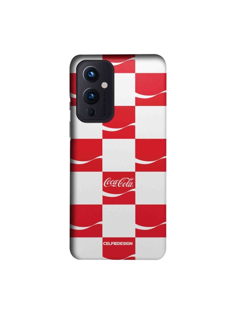 

CelfieDesign Red & White Dynamic Ribbon Slim Case OnePlus 9 Back Cover