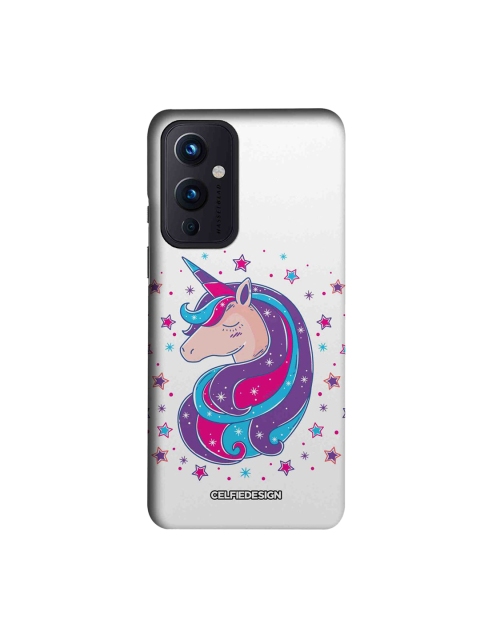 

CelfieDesign Multicoloured Unicorn Print OnePlus 9 Back Case, Multi
