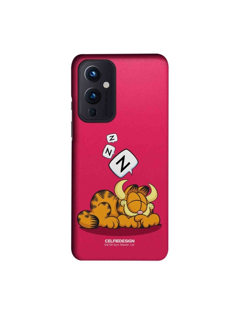 

CelfieDesign Multi-Coloured Sleepy Devil Garfield OnePlus 9 Slim Back Case