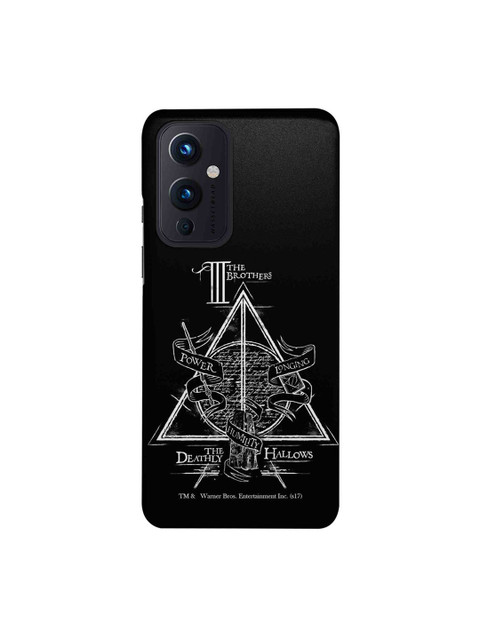 

CelfieDesign Black & White The Deathly Hallows Slim Back Case for OnePlus 9