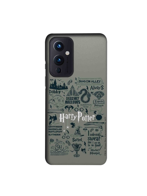 

CelfieDesign Grey & Teal Blue Harry Potter Infographic Slim Case OnePlus 9 Back Cover