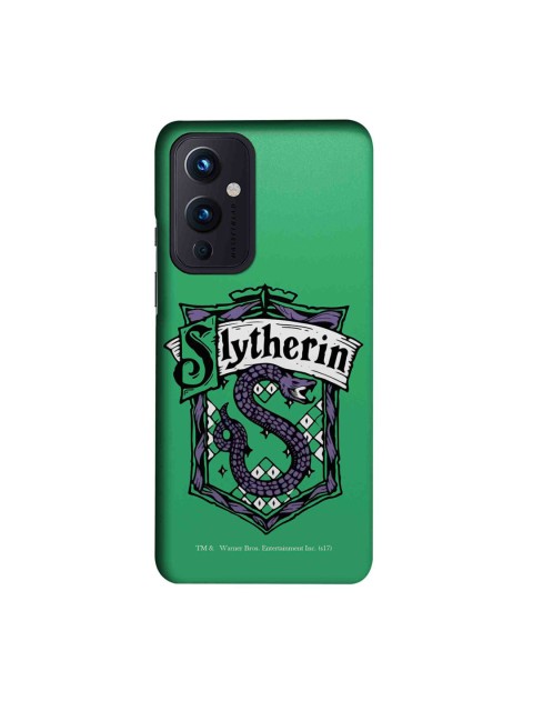 

CelfieDesign Green & Black Crest Slytherin Print OnePlus 9 Back Case
