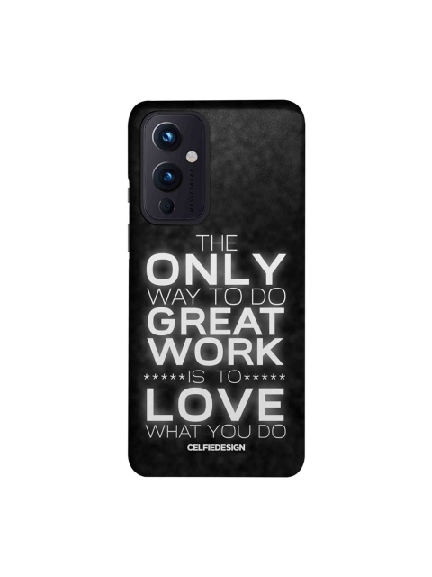 

CelfieDesign Black & White Printed OnePlus 9 Back Case