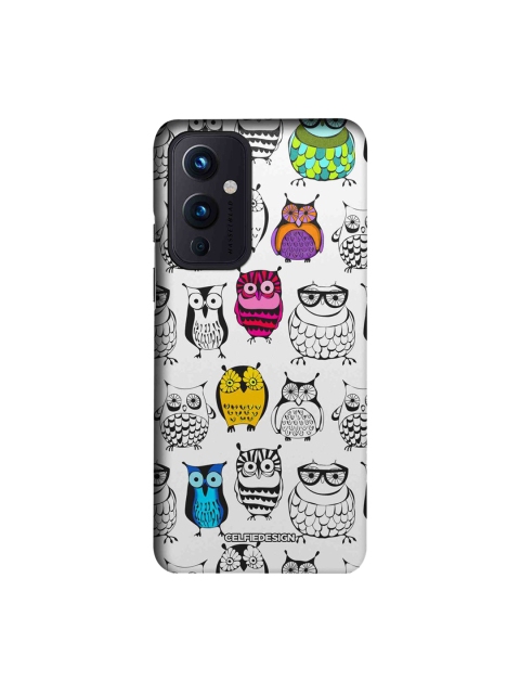 

CelfieDesign White & Black Owl Art Slim Case OnePlus 9 Back Cover