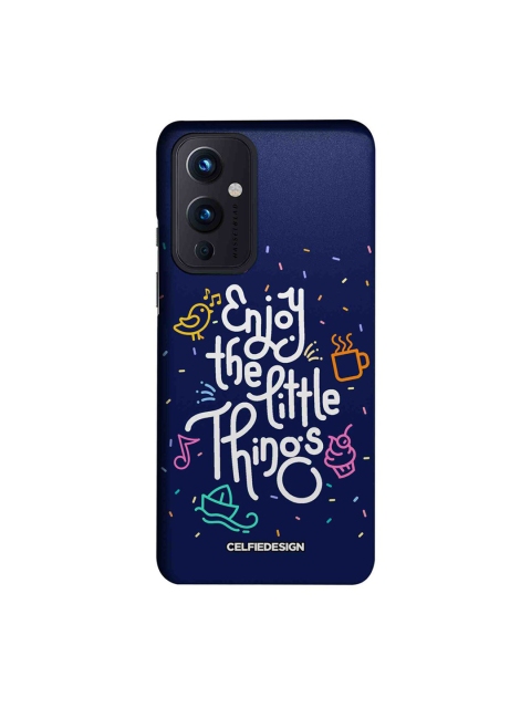 

CelfieDesign Multicoloured Enjoy The Little Things Print OnePlus 9 Back Case, Multi