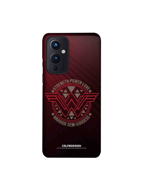 

CelfieDesign Red Wonder Woman Stamp Printed Slim Case For OnePlus 9