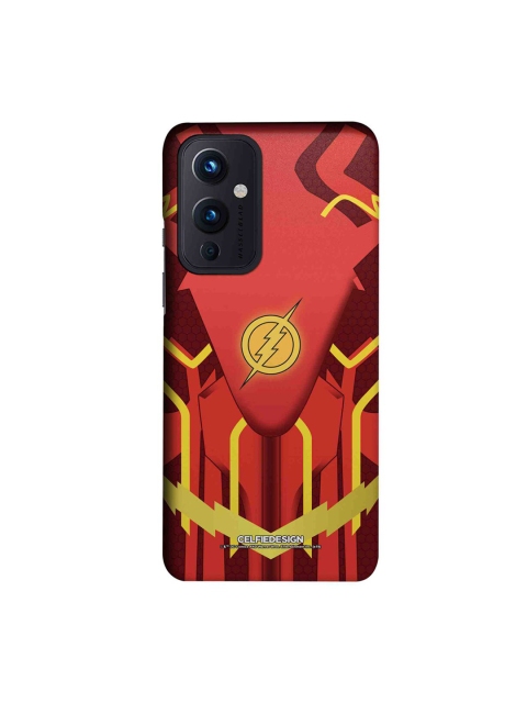 

CelfieDesign Red & Yellow Suit up Flash Print OnePlus 9 Back Case