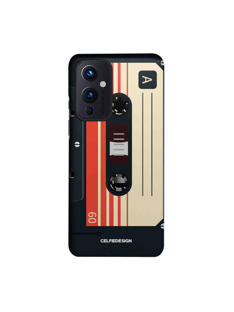 

CelfieDesign Casette Black Slim Case OnePlus 9 Back Cover