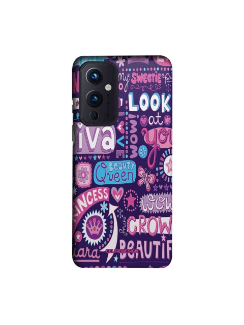 

CelfieDesign Pink & Purple Diva Diaries Printed OnePlus 9 Back Case