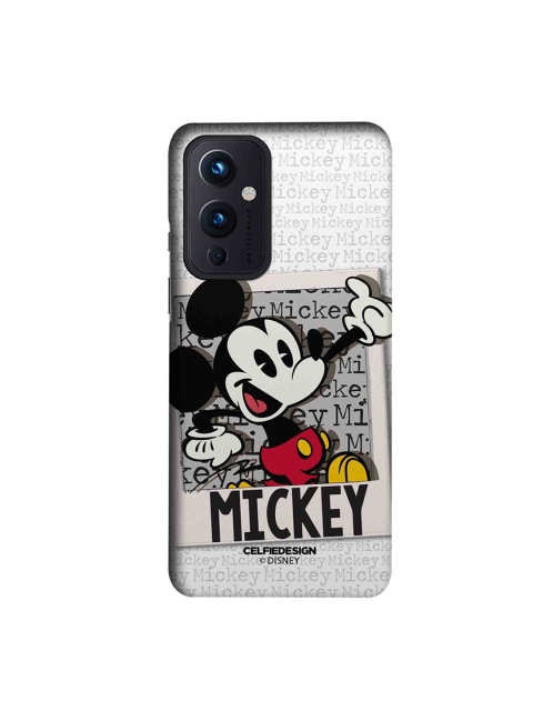 

CelfieDesign White & Multicoloured Hello Mr Mickey - OnePlus 9 Slim Back Case