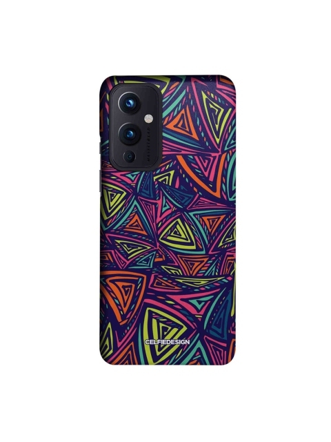 

CelfieDesign Multi-Coloured Neon Angles OnePlus 9 Slim Back Case