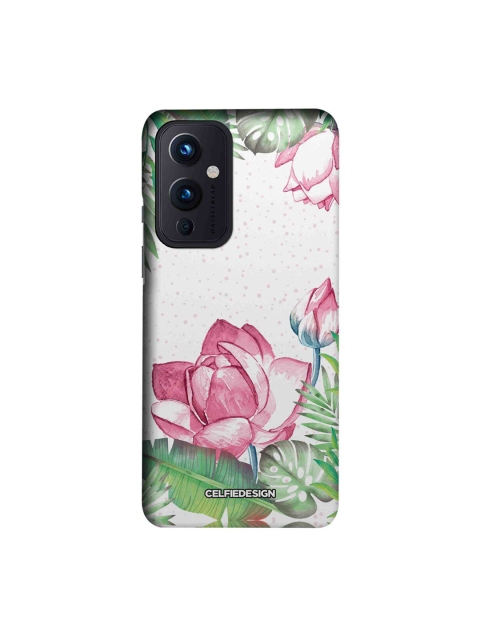 

CelfieDesign White & Green Laotian Lotus Slim Case for OnePlus 9