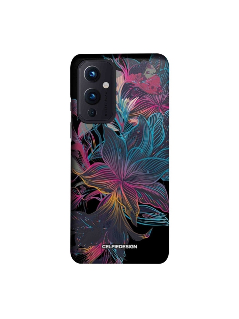 

CelfieDesign Multicoloured Neon Flowers Slim Case OnePlus 9 Back Cover, Multi