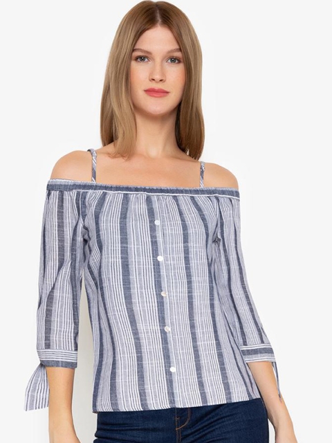 

ZALORA BASICS Olive Green Pure Cotton Top