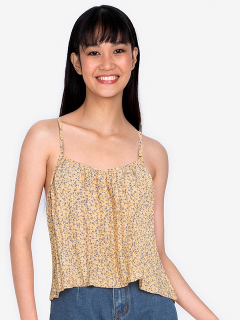 

ZALORA BASICS Multicoloured Floral Print Top, Multi