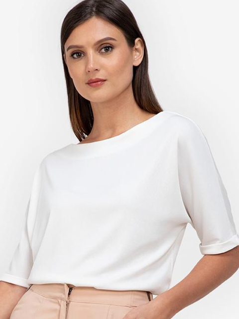 

ZALORA WORK White Extended Sleeves Top