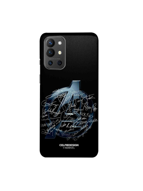 

CelfieDesign Black & Blue Avengers Nostalgia Oneplus 9R Slim Back Case
