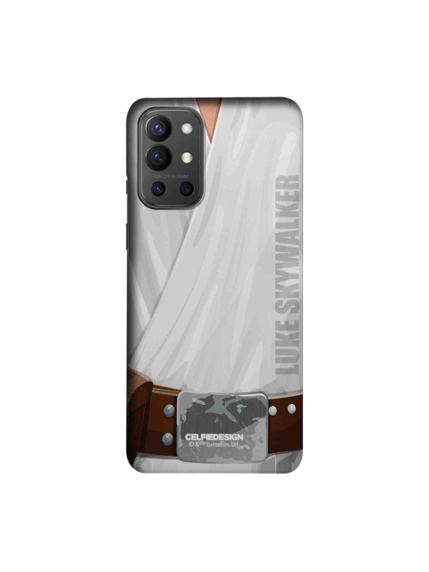 

CelfieDesign White & Grey Attire Luke Oneplus 9R Slim Back Case