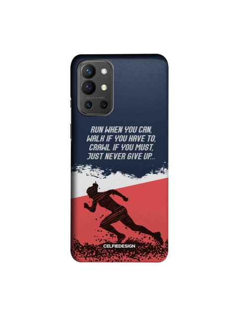 

CelfieDesign Blue & White Running Motivation Oneplus 9R Slim Back Case