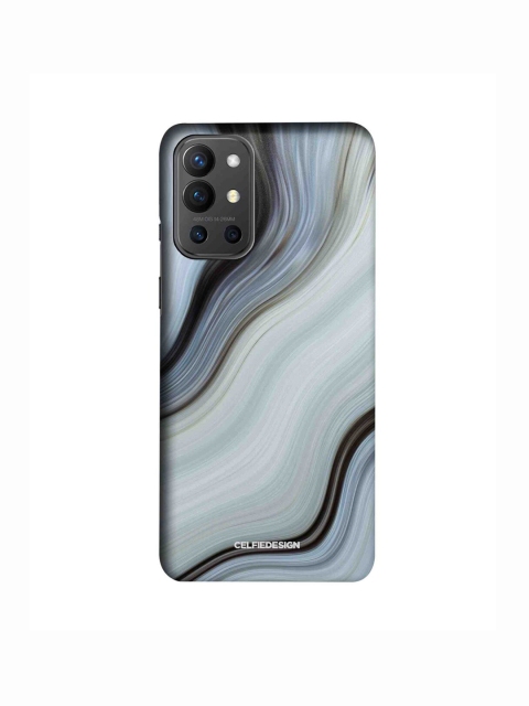 

CelfieDesign Grey & Black Liquid Funk OnePlus 9R Slim Back Case