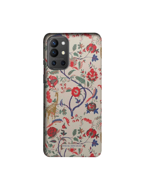 

CelfieDesign Beige & Red Payal Singhal Giraffe Print OnePlus 9R Back Case