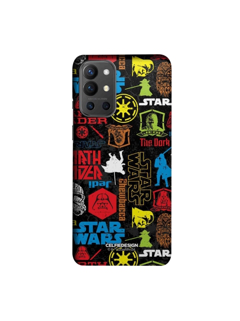 

CelfieDesign Black & Red Star Wars Mashup Printed OnePlus 9R Slim Back Case