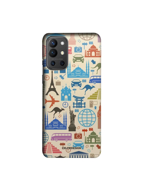 

CelfieDesign White & Blue Travel Lover Oneplus 9R Slim Back Case