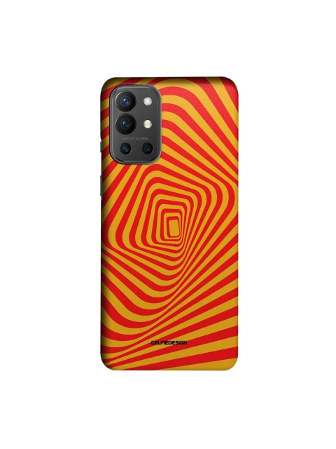 

CelfieDesign Yellow & Red Physiollusion Printed OnePlus 9R Slim Back Case