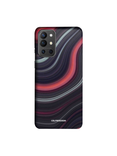 

CelfieDesign Black & White Liquid Funk Printed OnePlus 9R Slim Back Case