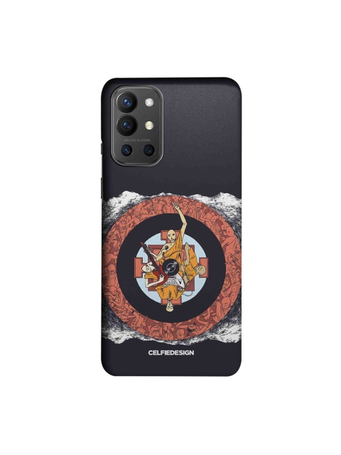 

CelfieDesign Black & Rust Rock Baba Cover OnePlus 9R Back Case
