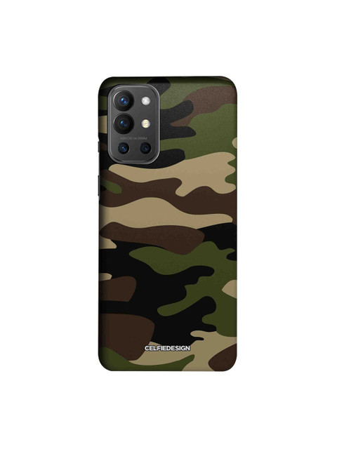 

CelfieDesign Green & Beige Camo Military Printed OnePlus 9R Slim Back Case