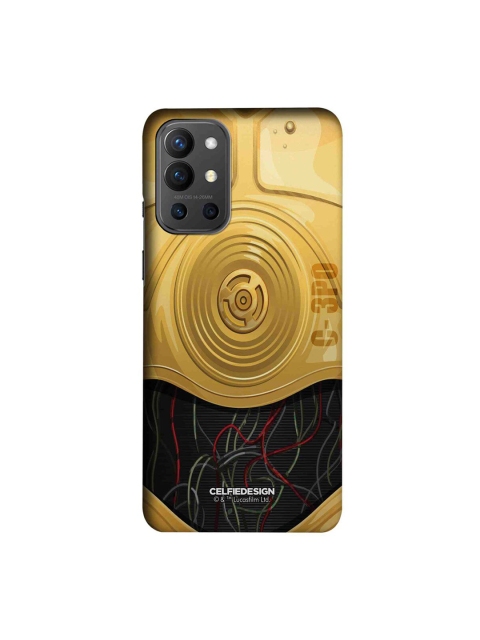 

CelfieDesign Gold-Toned & Black Attire C3PO OnePlus 9R Back Case