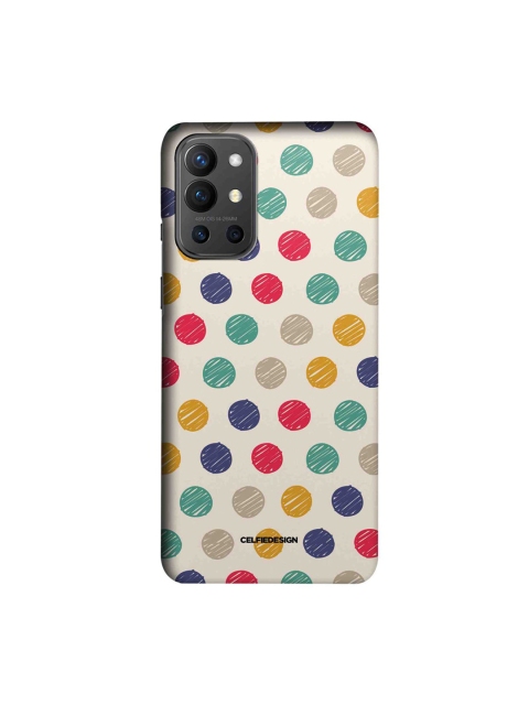 

CelfieDesign Beige & Green Polka Dot Scribbles OnePlus 9R Slim Back Case