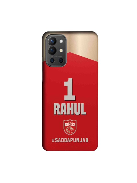 

CelfieDesign Red & Gold-toned Punjab Kings Gear Up OnePlus 9R Slim Back Case