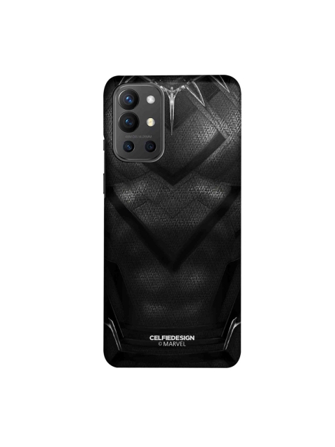 

CelfieDesign Black & Grey Suit Up Black Panther Printed OnePlus 9R Slim Back Case