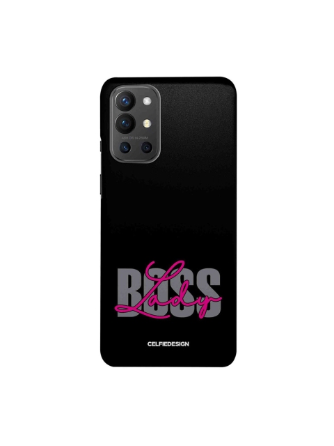 

CelfieDesign Black & Grey Boss Lady Bold OnePlus 9R Slim Back Case