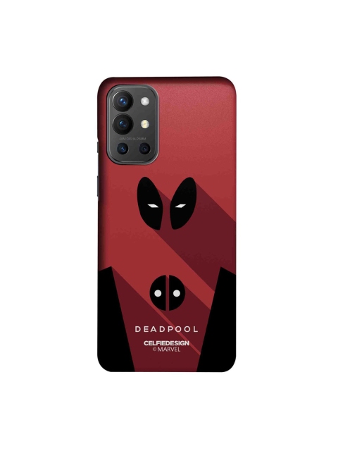 

CelfieDesign Red & Black Minimalistic Deadpool Oneplus 9R Slim Back Case