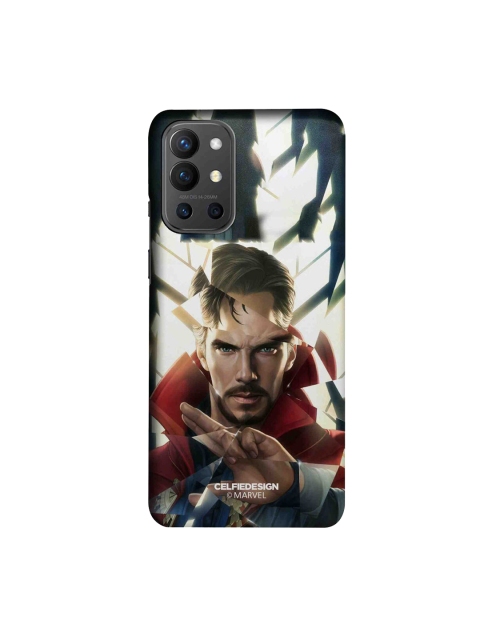 

CelfieDesign Grey & Red Doctor Strange Geometric OnePlus 9R Back Case