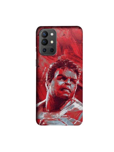 

CelfieDesign Red & Grey Charcoal Art Hulk Printed OnePlus 9R Slim Back Case