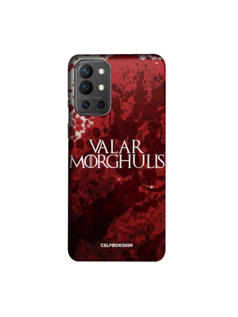 

CelfieDesign Red & White Valar Morghulis OnePlus 9R Slim Back Case