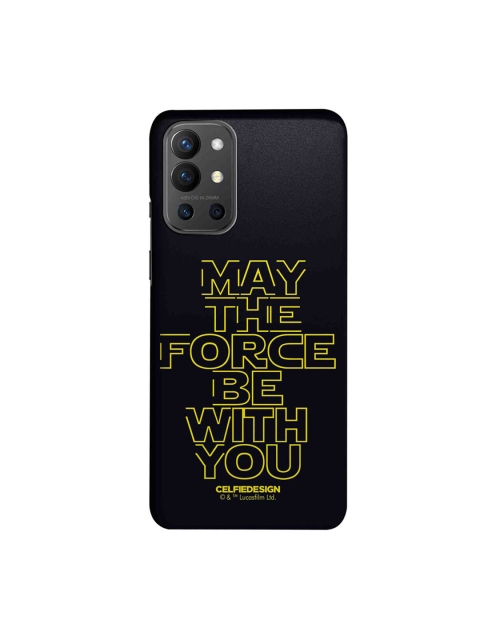 

CelfieDesign Black & Yellow Be Badass OnePlus 9R Slim Back Case