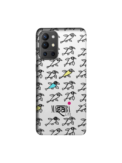 

CelfieDesign White & Black Masaba Bird Printed OnePlus 9R Slim Back Case