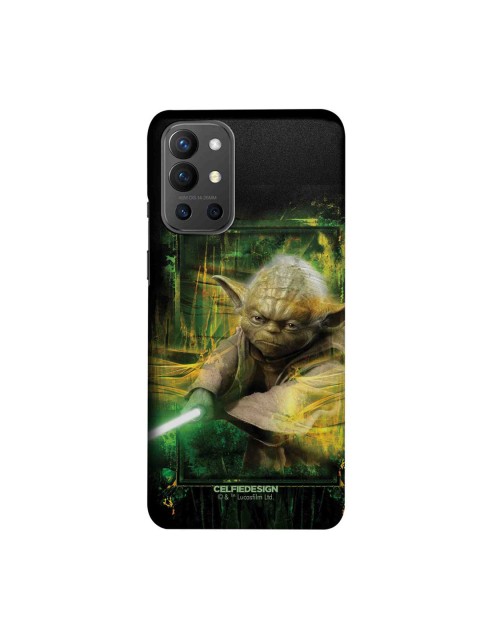 

CelfieDesign Black & Green Furious Yoda OnePlus 9R Slim Back Case