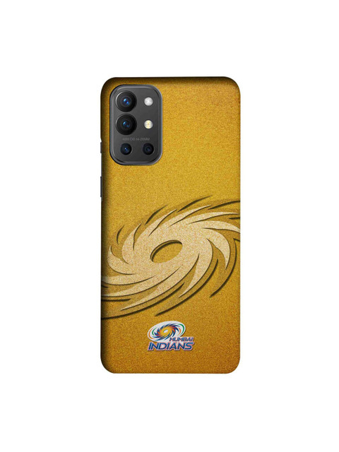 

CelfieDesign Gold Colored Mumbai Indians Victorious OnePlus 9R Slim Back Case
