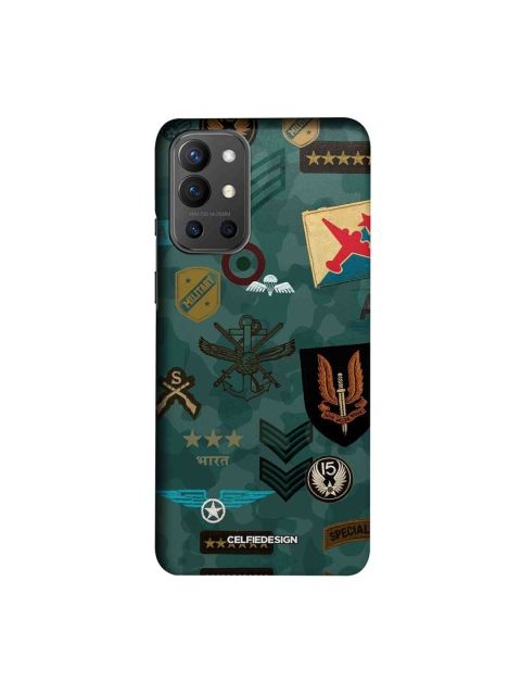 

CelfieDesign Green & Black Roger That Blue OnePlus 9R Slim Back Case